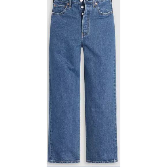 Levis Ribcage Straight Ankle Women's Jeans - Picture 3 of 4